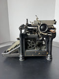 Black Vintage Underwood No. 3 Standard Typewriter