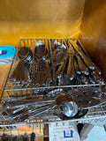 Large Lot Of Wallace Stainless Steel Flatware — 74 Pieces