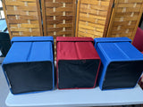 Set of 3 Fabric Storage Cubes with Trays