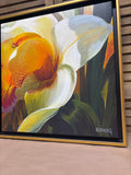 Atrium Orchids IV Print on Canvas by Elizabeth Horning; Signed