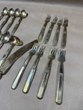 18 Piece Nickeleronzed Flatware With Case