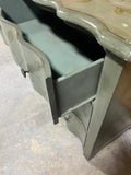 Green Dresser with Stencil Design