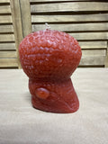 Red Tone Owl Candle / Unused (A)