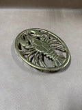 (A) Gorham Brass Lobster Trivet