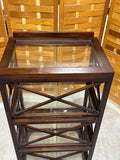 Book Stand with Glass Shelves