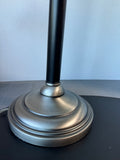 Industrial Style Black & Brushed Metal Adjustable Table Lamp (WORKS)