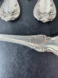 9-Piece Towle Old Master Sterling Silver Strawberry Forks