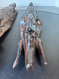 Pair of Indonesian Ornate Wooden Hand Carved Ramayana Gods