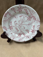 Pink Floral Wellsville Desert Plate