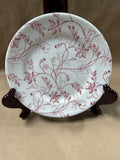 Pink Floral Wellsville Desert Plate