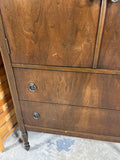 Unagusta Manufacturing Company Antique Petite Armoire/Dresser on Casters ***HEAVY ITEM***READ DETAILS ON PICK UP POLICY***