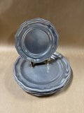 Queen Anne Pewter Plates - 5 Pieces