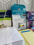 Box of Assorted Office Supplies