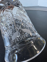 (E) Waterford Crystal 1987 Four Calling Birds Bell