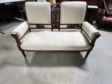 Settee and Footstool with Storage