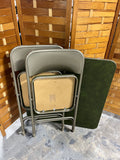 Samsonite Folding Card Table with (2) Folding Chairs