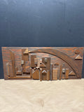 Dimensional Building Block Artwork