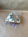 Mackenzie Childs Evergreen Coasters - Set Of 4 (B)