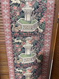 Woodland Animals Woven Art Tapisserie Tapestry Table Runner