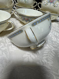 (A) 11-Piece Royal Doulton The Romance Collection 5077 Juliet Cream Soup Bowls