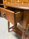 Petite Oval Table with Drawer
