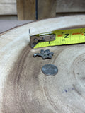 Small Sterling Pendant with Black Accent