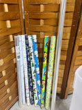 Assorted Wrapping Paper in Plastic Storage Container
