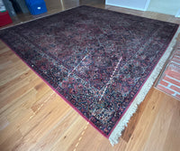 Large Handwoven Rug, ~11 1/2 ft x 13 ft.***HEAVY ITEM***