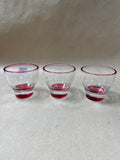 Red Bingo Candle Votive - Set Of 3 - Crate & Barrel