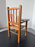 American Style Vintage School Desk Doll Chair with Pillow