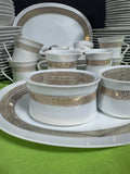 96-Piece Mikasa Tempo-Seventy Japan 5894 Midas Gold Filigree China Set
