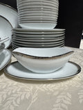 90-Piece Noritake Japan 6340 Silvester China Set