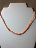 Coral Color Beaded Choker