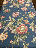 Blue Floral Small Rectangle Table Cloth, 52"x36"