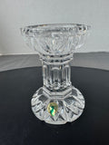 Waterford Crystal Bethany Pillar Candle Holder with Sealed Candle