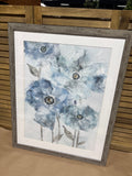 Print of Blue Flowers (B)