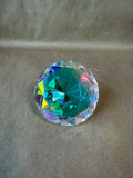Oleg Cassini Crystal Paperweight With Box