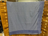 Blue and White Table Cloth, 8 ft x 5 ft 7 in