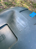 Ace Rubbermaid Roughneck Plastic Trash Can with Lid, 29"H.