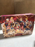 9-Piece Grandeur Noel Porcelain Nativity Set in Box