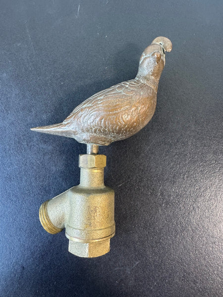 Solid Brass Vintage Quail Spigot (2 AVAILABLE—PRICED INDIVIDUALLY AT $35 EACH)