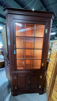 Henkel Harris Lighted Corner Cabinet*** HEAVY ITEM***