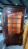 Henkel Harris Lighted Corner Cabinet*** HEAVY ITEM***