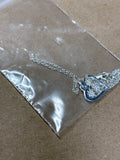 Petite Sterling Necklace with Small Heart “Grandmother” Pendant (no stamp)