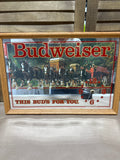 Budweiser Clydesdale Mirror/Clock *Read Description