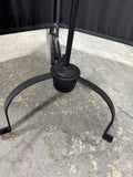 Primitive Style Wrought Iron Floor Lamp (WORKS)