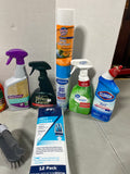 Cleaning Lot (E) *Most bottles at least half full*