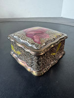 (B) Rosenthal Germany Chippendale Square Porcelain Trinket Dish