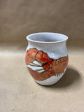 Studio Pottery Lobster Coffee Mug - Signed