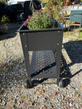 Raised Garden Bed on Wheels w/Two Plants